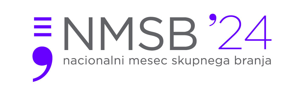 Logotip v obliki NMSB 24 - Nacionalnega meseca skupnega branja 2024