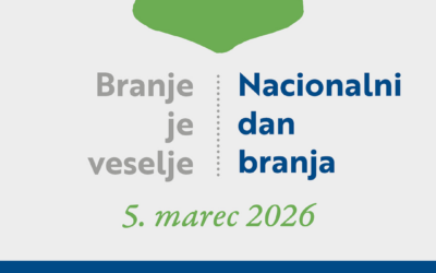 5. marec – nacionalni dan branja